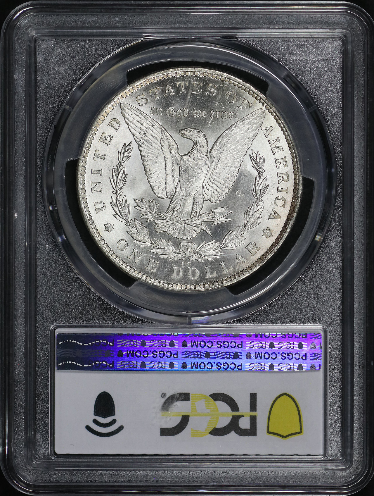Reverse of this 1882-CC Morgan Dollar PCGS MS-63