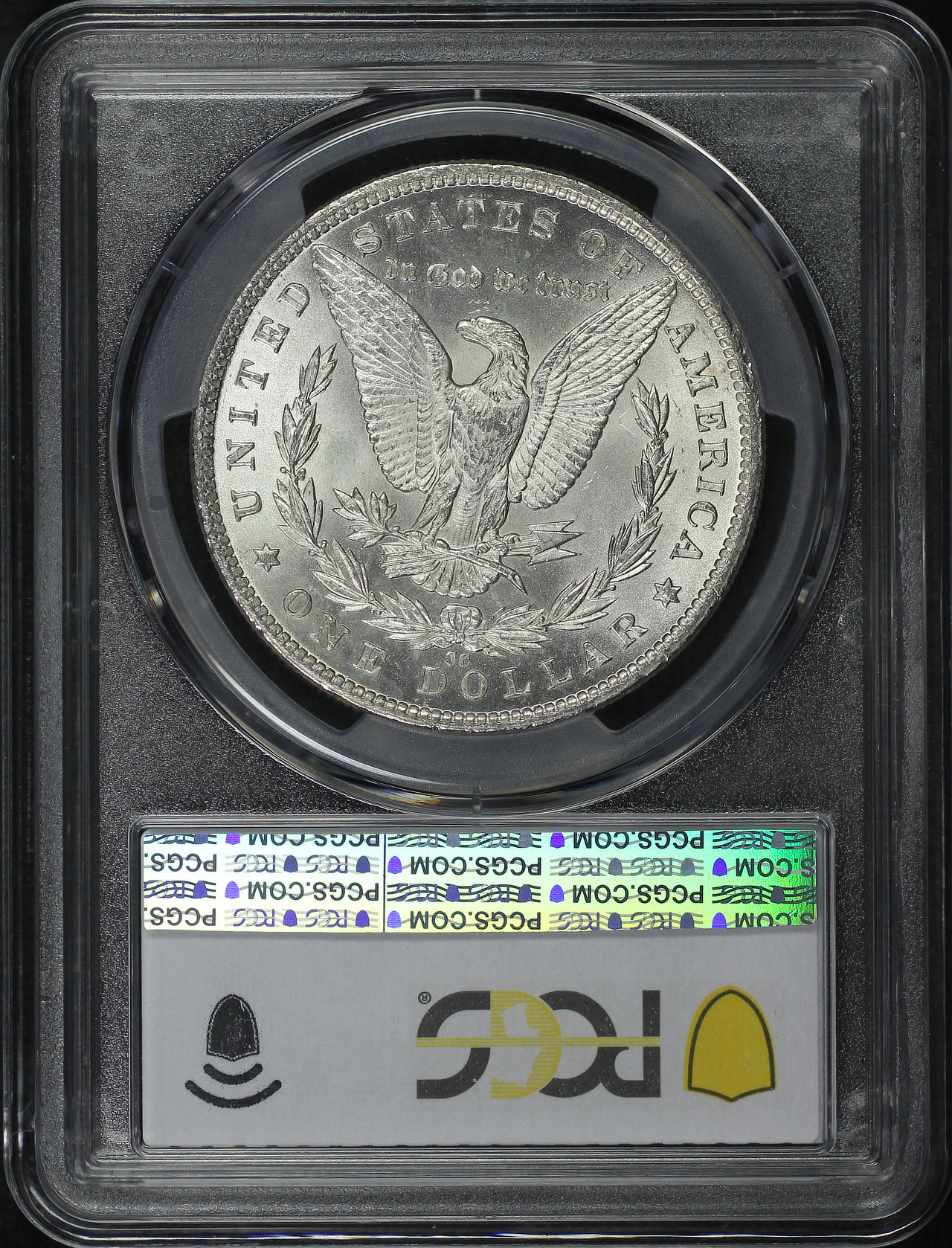 Reverse of this 1882-CC Morgan Dollar PCGS MS-63