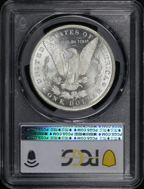 Reverse of this 1882-CC Morgan Dollar PCGS MS-64
