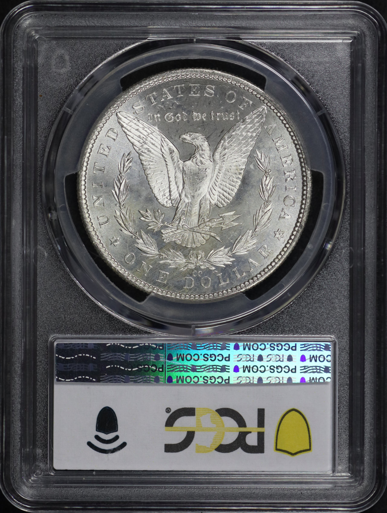Reverse of this 1882-CC Morgan Dollar PCGS MS-64