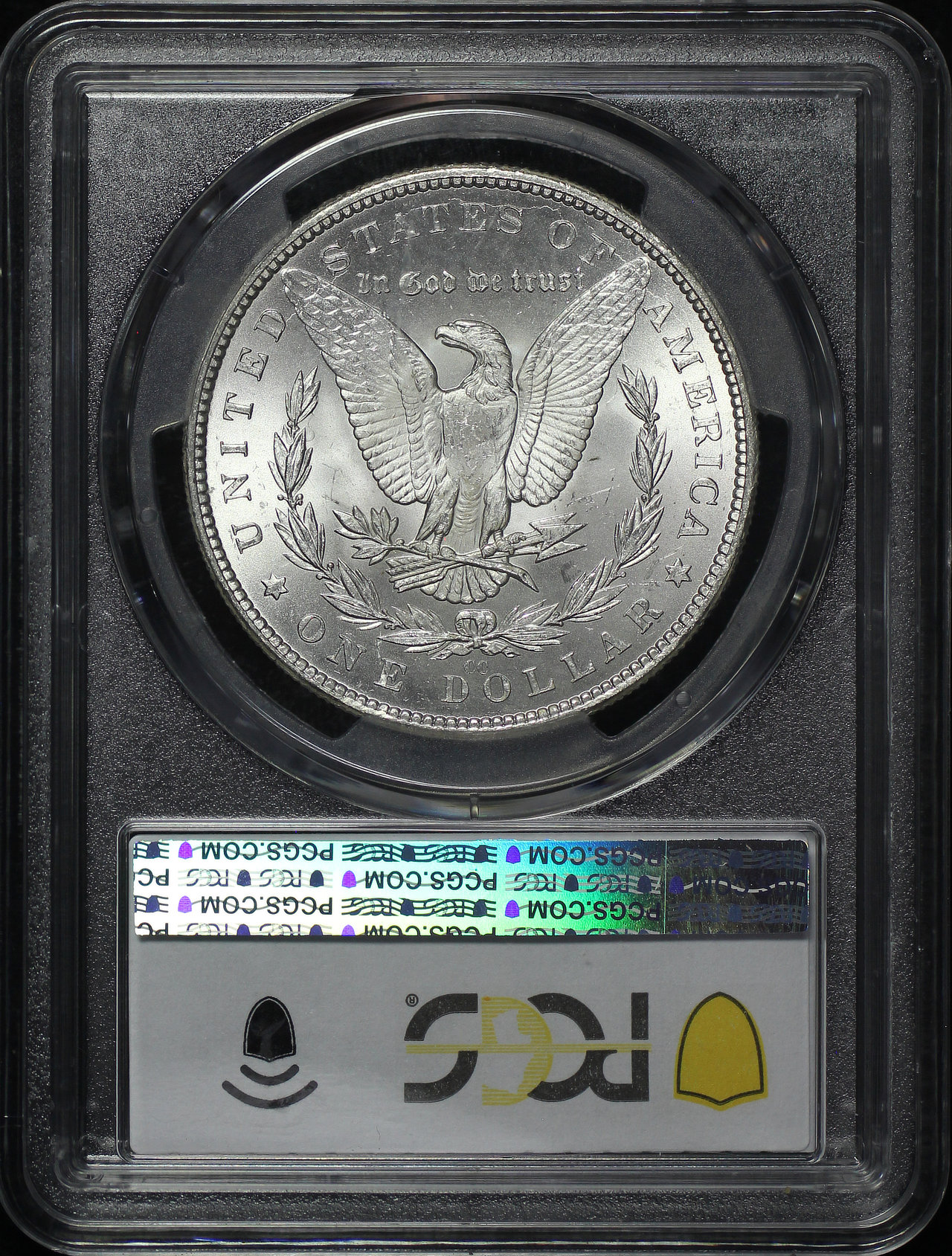 Reverse of this 1882-CC Morgan Dollar PCGS MS-65