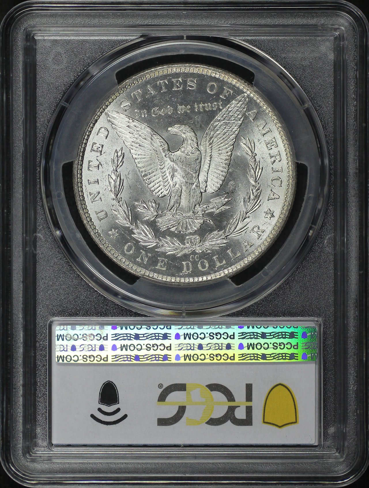 Reverse of this 1882-CC Morgan Dollar PCGS MS-66