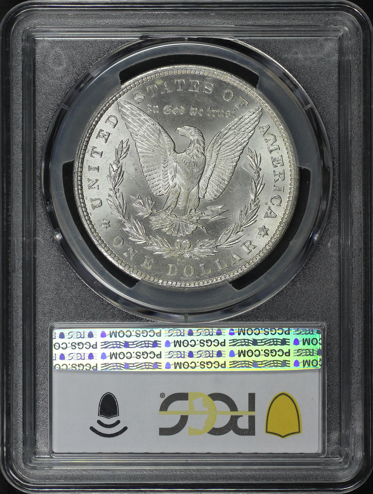 Reverse of this 1882-CC Morgan Dollar PCGS MS-67