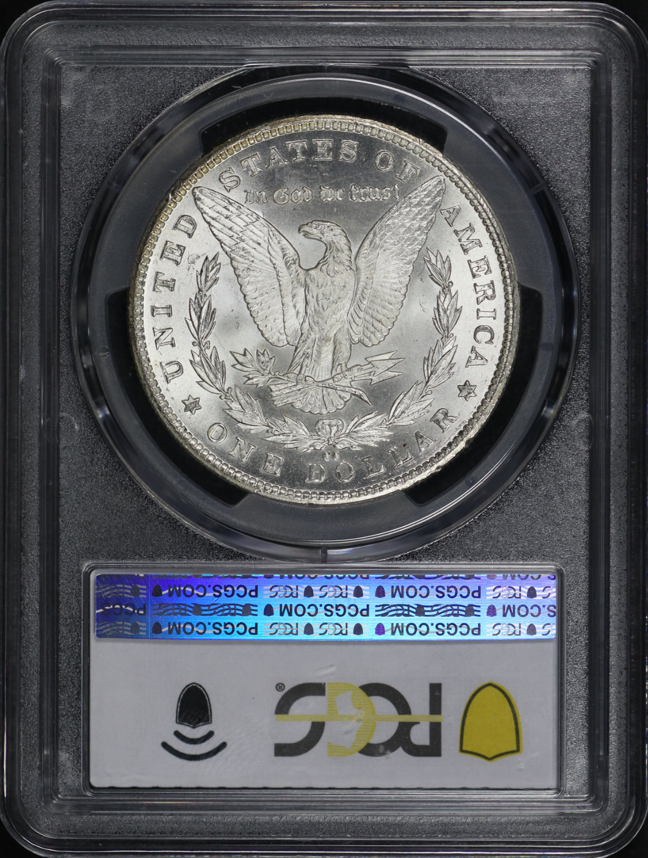 Reverse of this 1882-CC Morgan Dollar PCGS MS-67