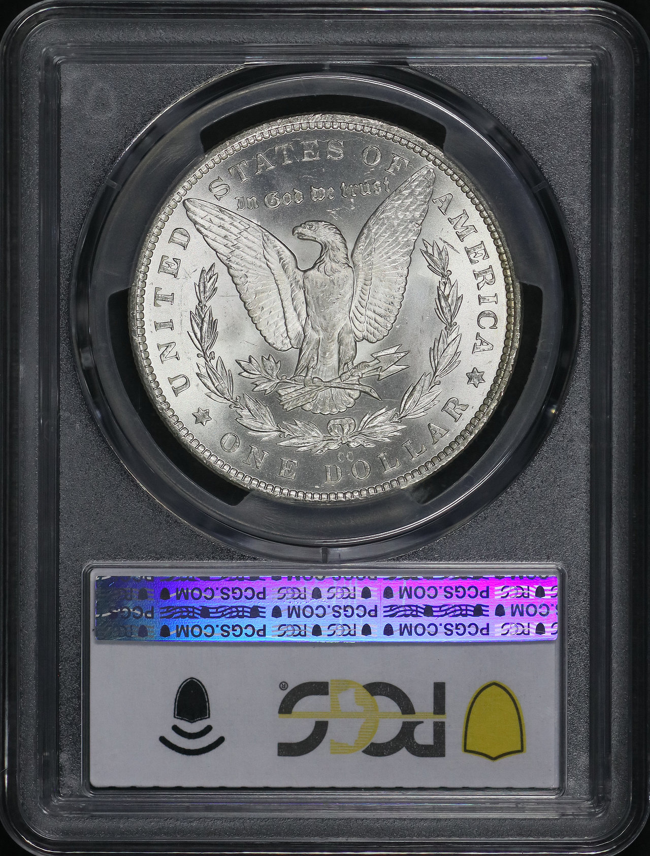 Reverse of this 1882-CC Morgan Dollar PCGS MS-67