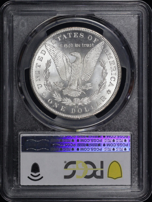 Reverse of this 1882-CC Morgan Dollar PCGS MS-63