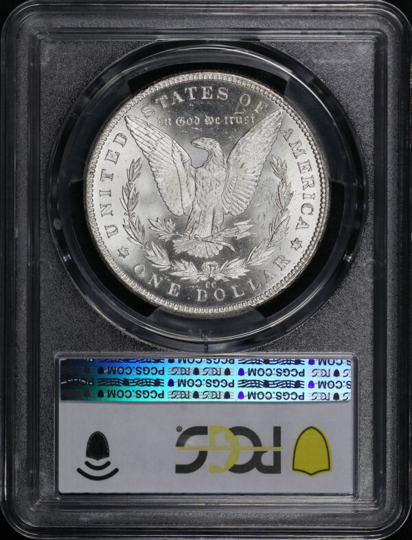 Reverse of this 1882-CC Morgan Dollar PCGS MS-63