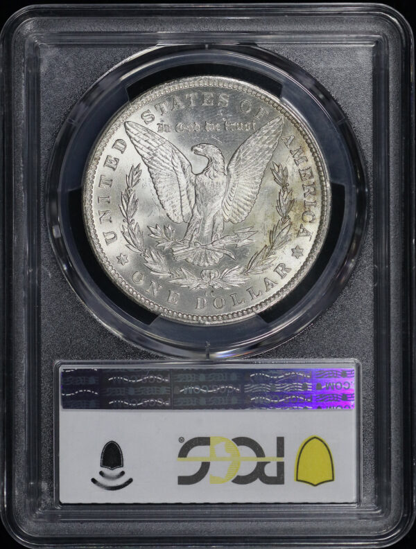 Reverse of this 1882-CC Morgan Dollar PCGS MS-63