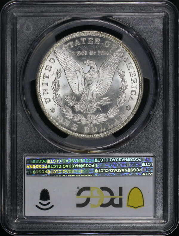 Reverse of this 1882-CC Morgan Dollar PCGS MS-65