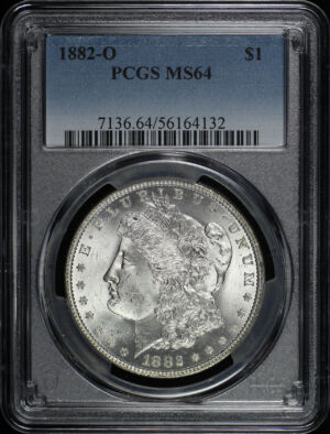 Obverse of this 1882-O Morgan Dollar PCGS MS-64
