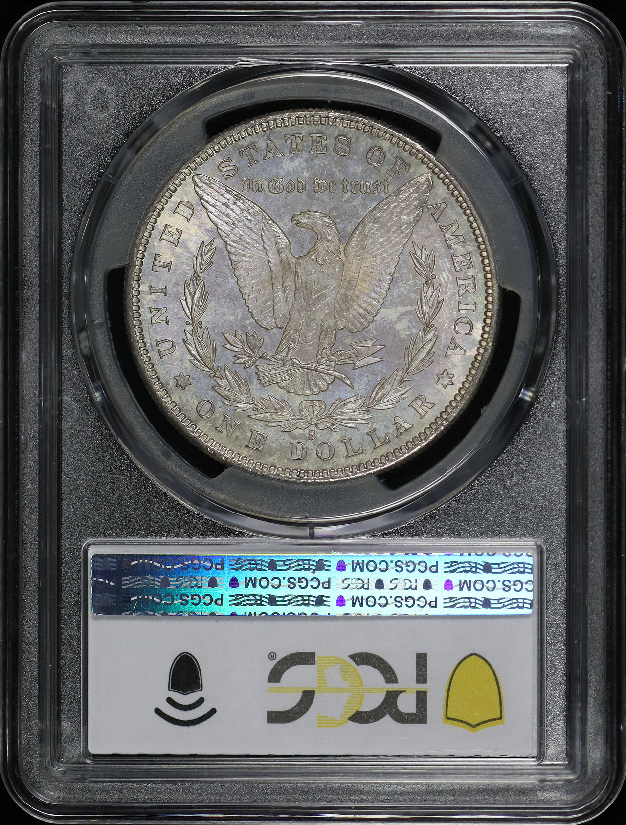 Reverse of this 1882-S Morgan Dollar PCGS MS-65
