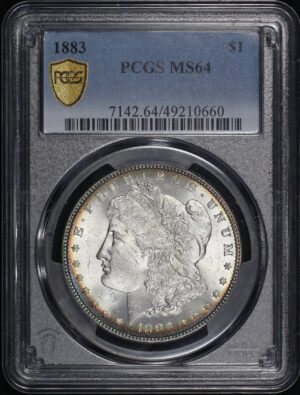 Obverse of this 1883 Morgan Dollar PCGS MS-64