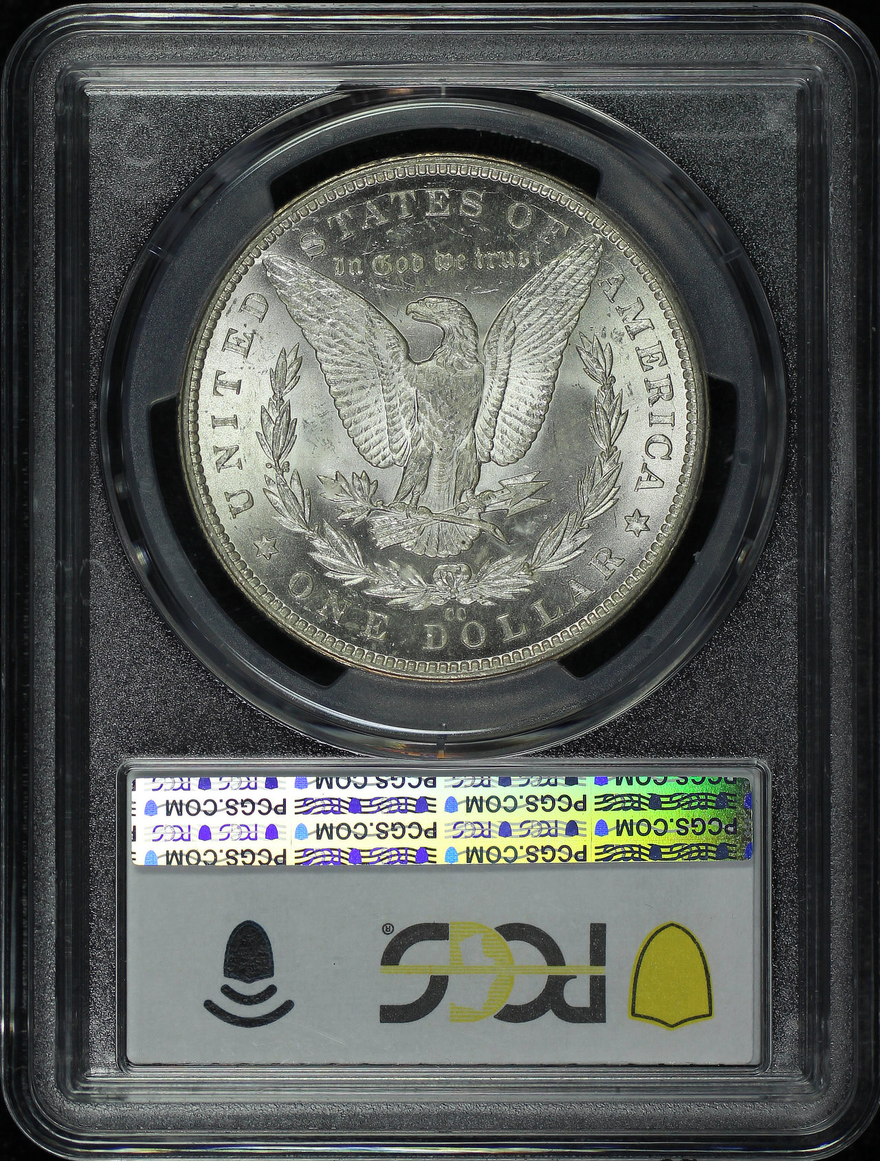Reverse of this 1883-CC Morgan Dollar PCGS MS-63