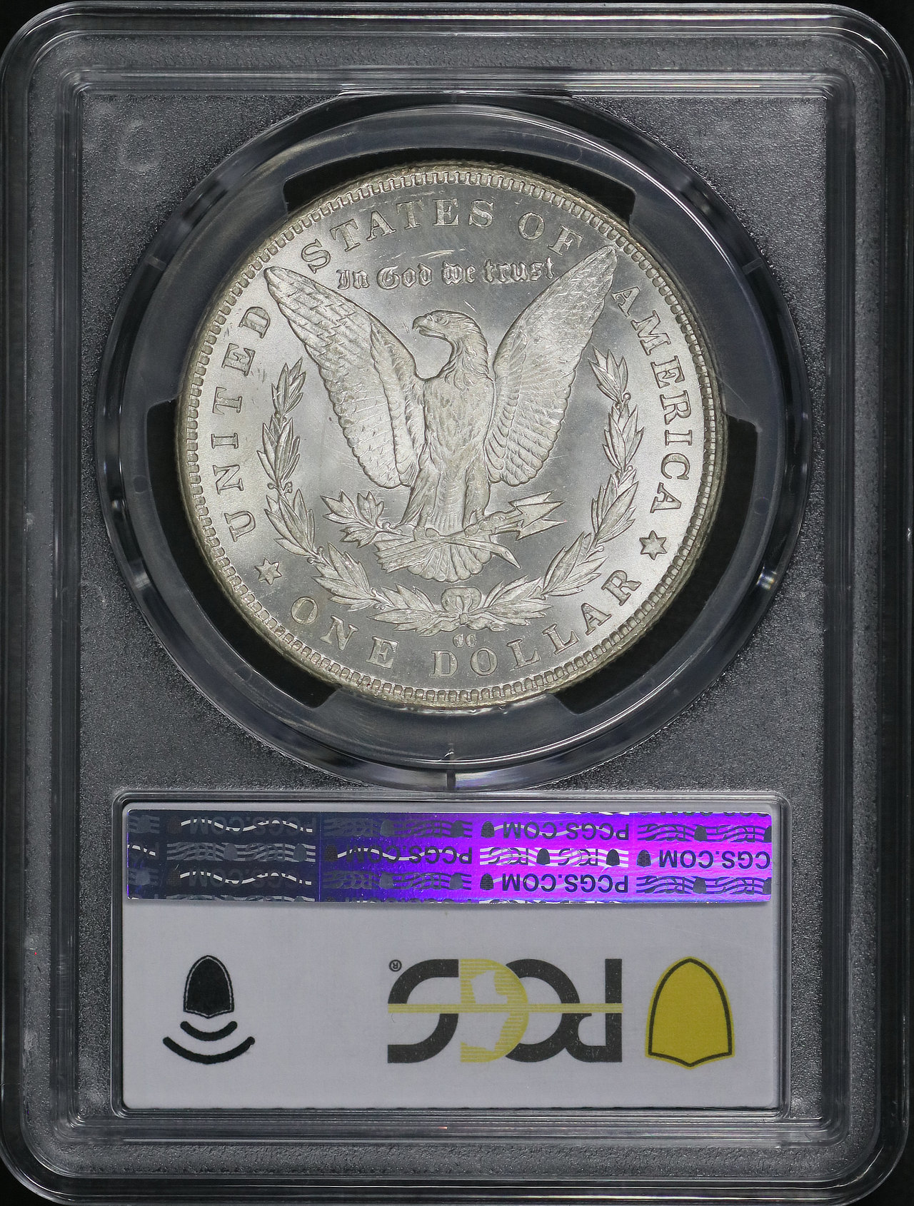 Reverse of this 1883-CC Morgan Dollar PCGS MS-64