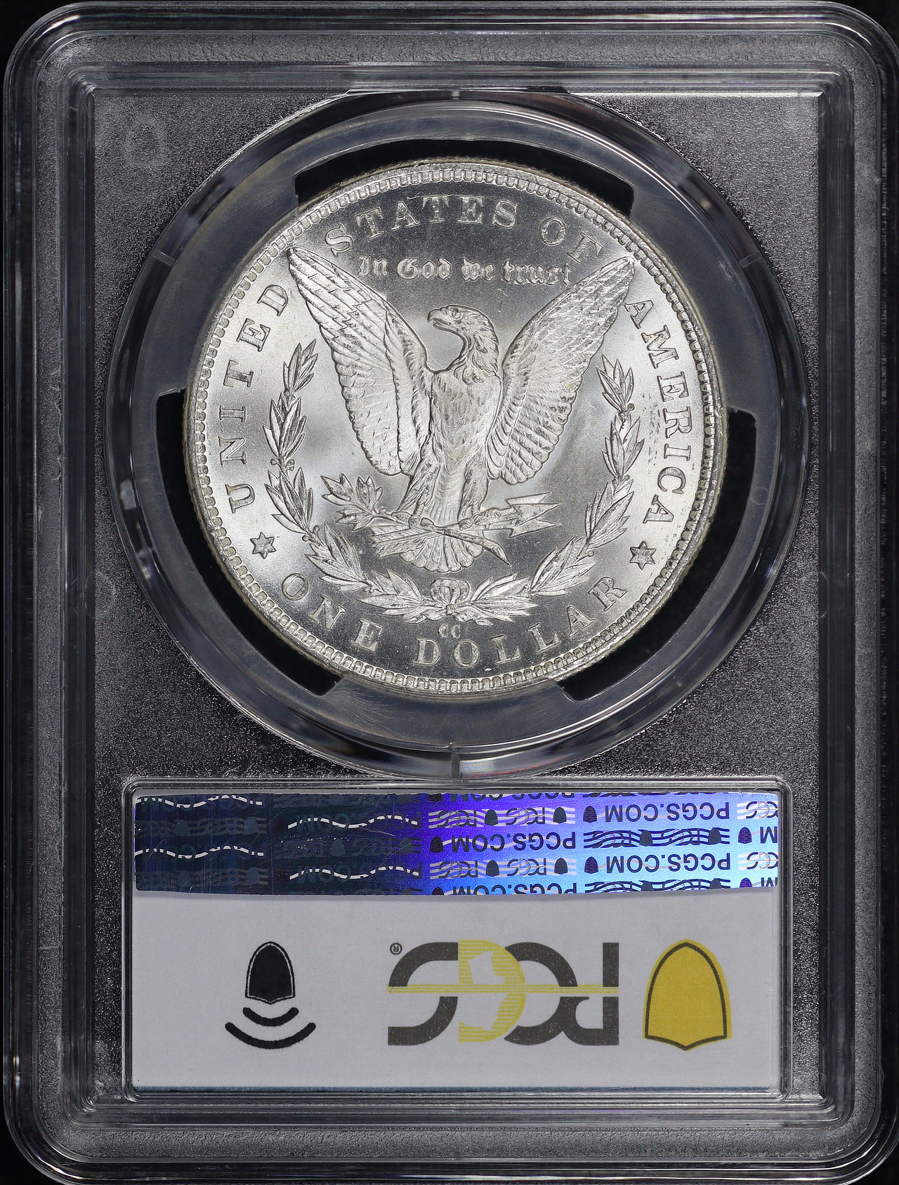 Reverse of this 1883-CC Morgan Dollar PCGS MS-66