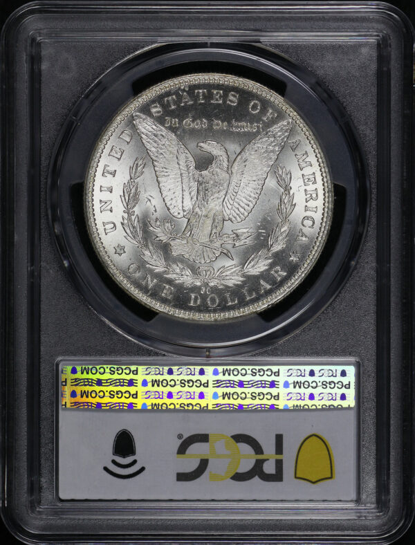 Reverse of this 1883-CC Morgan Dollar PCGS MS-66+