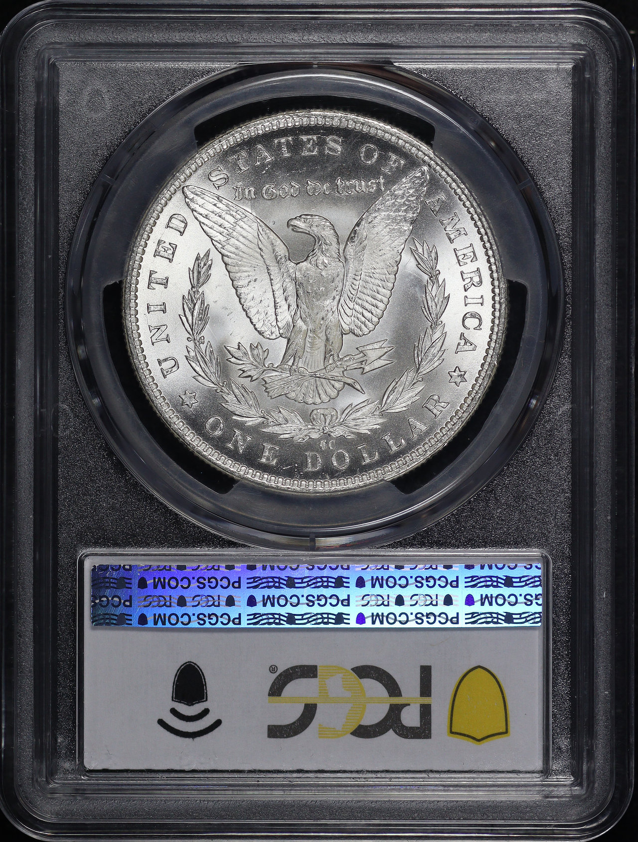 Reverse of this 1883-CC Morgan Dollar PCGS MS-67