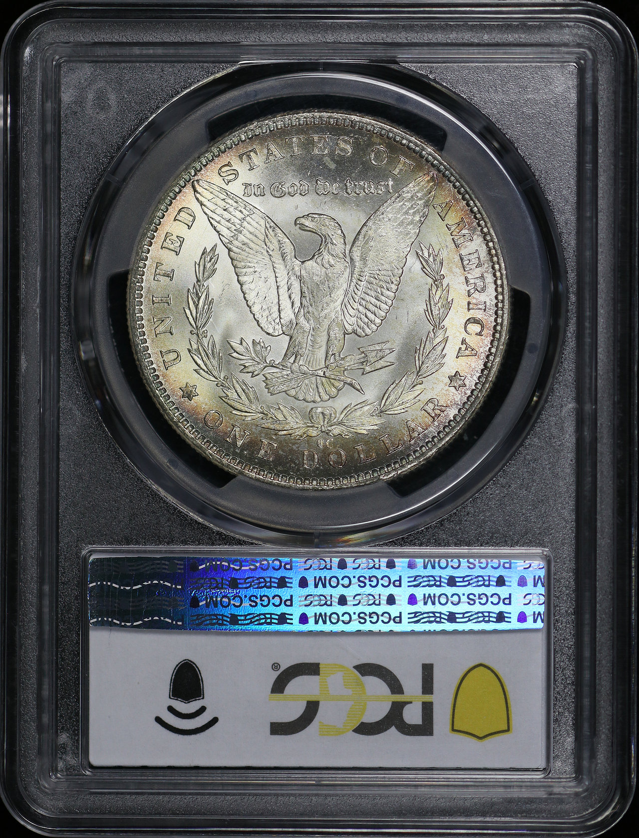 Reverse of this 1883-CC Morgan Dollar PCGS MS-67