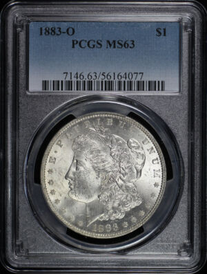 Obverse of this 1883-O Morgan Dollar PCGS MS-63