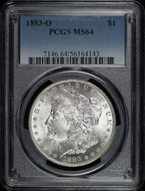 Obverse of this 1883-O Morgan Dollar PCGS MS-64