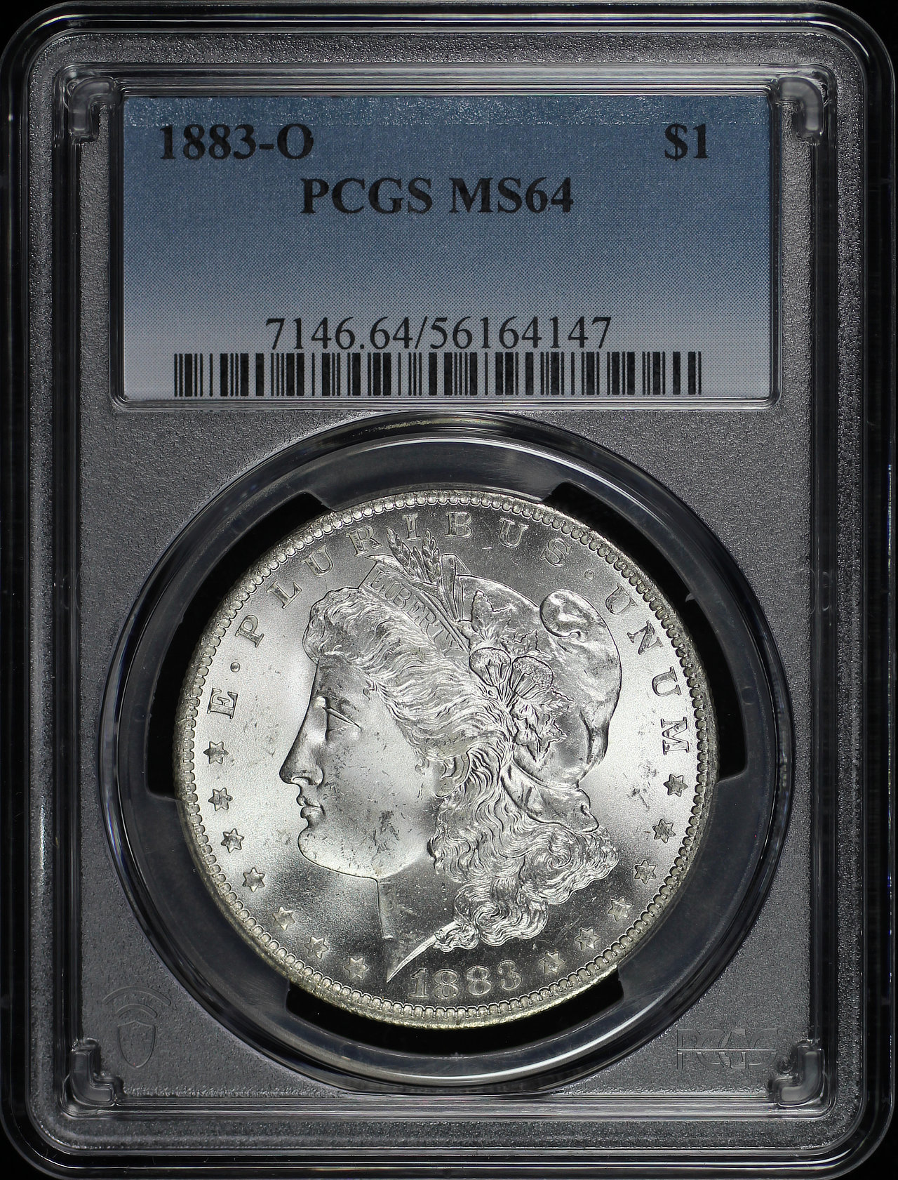 Obverse of this 1883-O Morgan Dollar PCGS MS-64