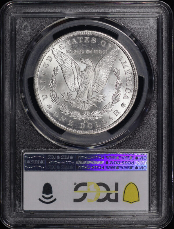 Reverse of this 1884-CC Morgan Dollar PCGS MS-62