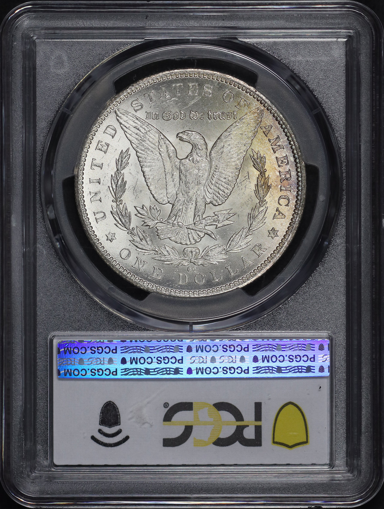 Reverse of this 1884-CC Morgan Dollar PCGS MS-64
