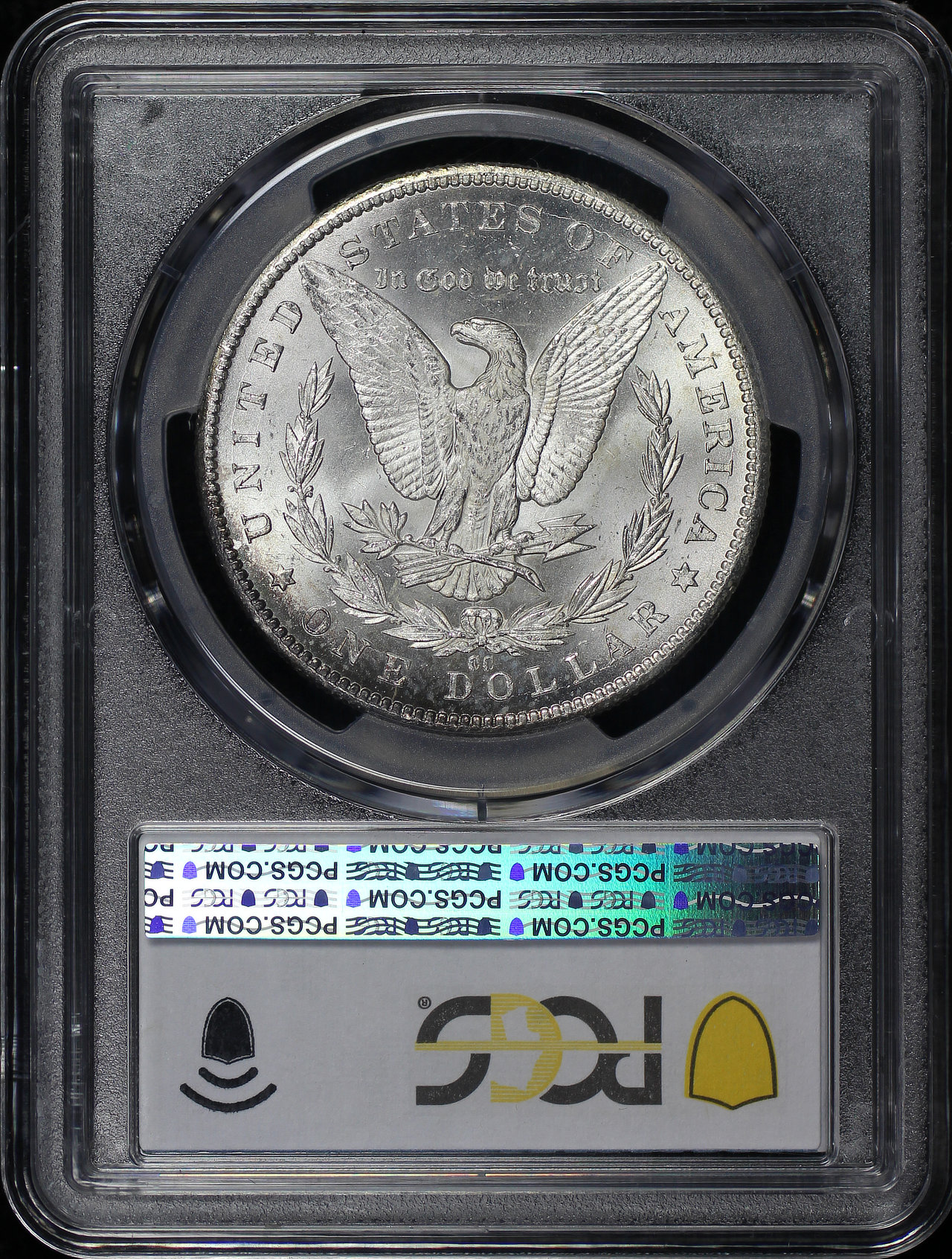 Reverse of this 1884-CC Morgan Dollar PCGS MS-65