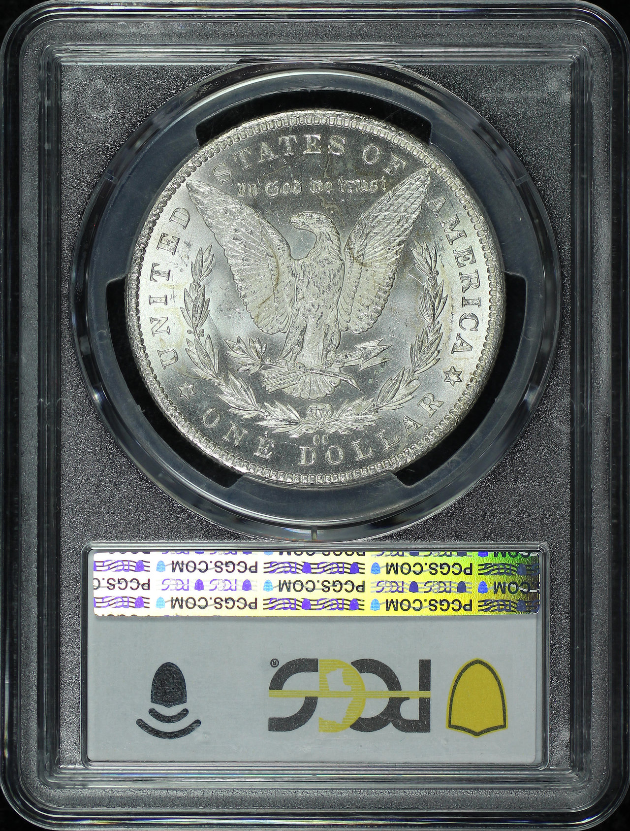 Reverse of this 1884-CC Morgan Dollar PCGS MS-66