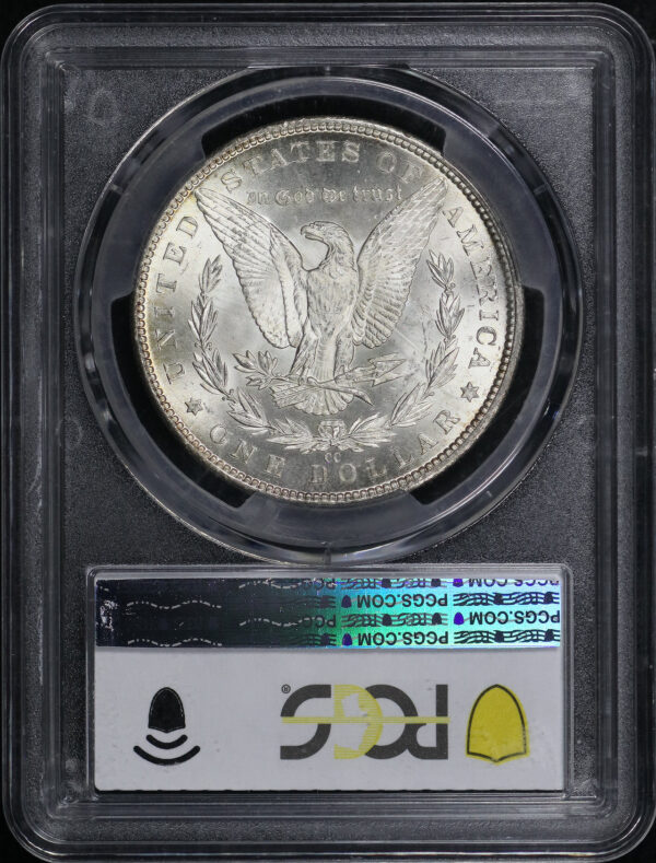 Reverse of this 1884-CC Morgan Dollar PCGS MS-63