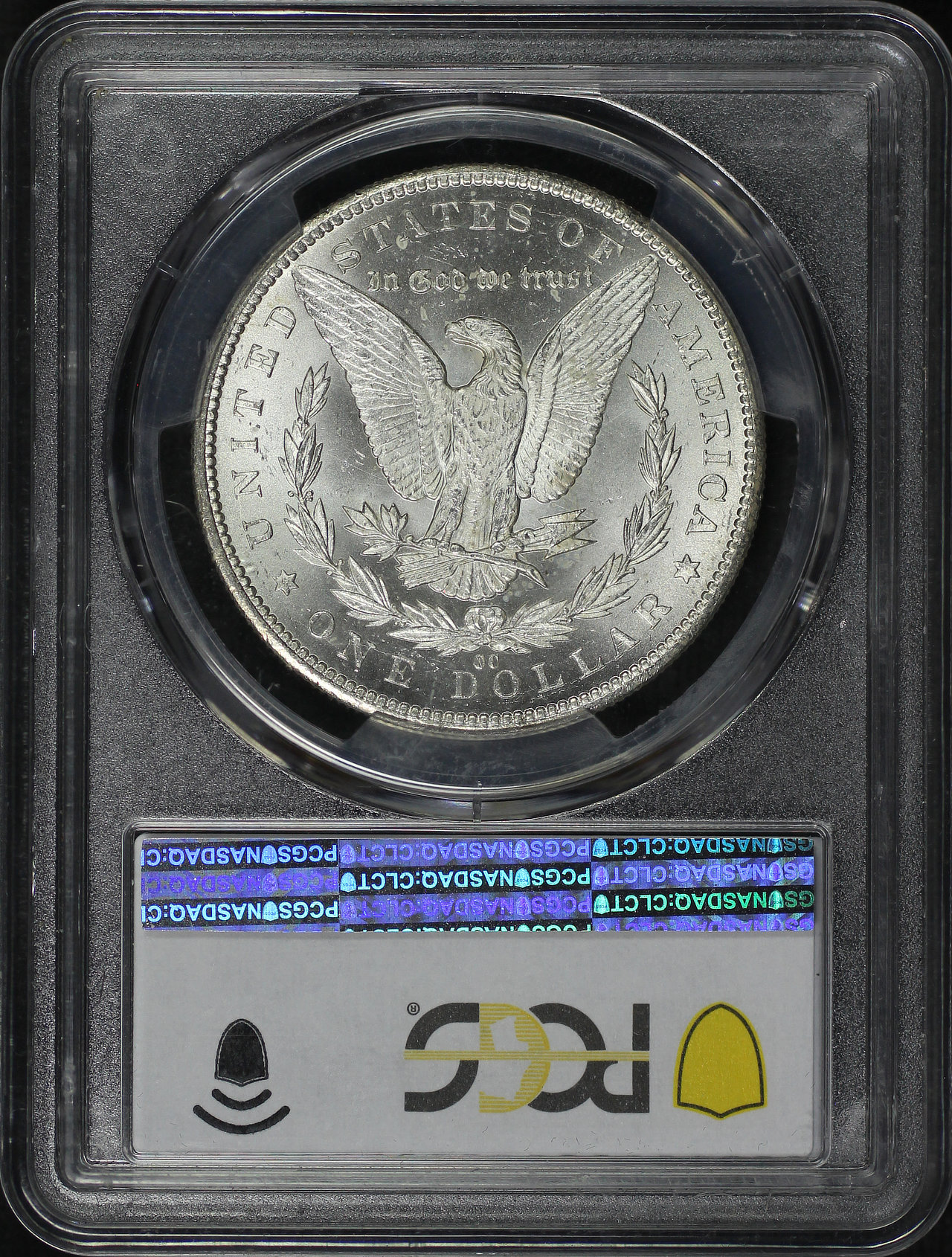 Reverse of this 1884-CC Morgan Dollar PCGS MS-65