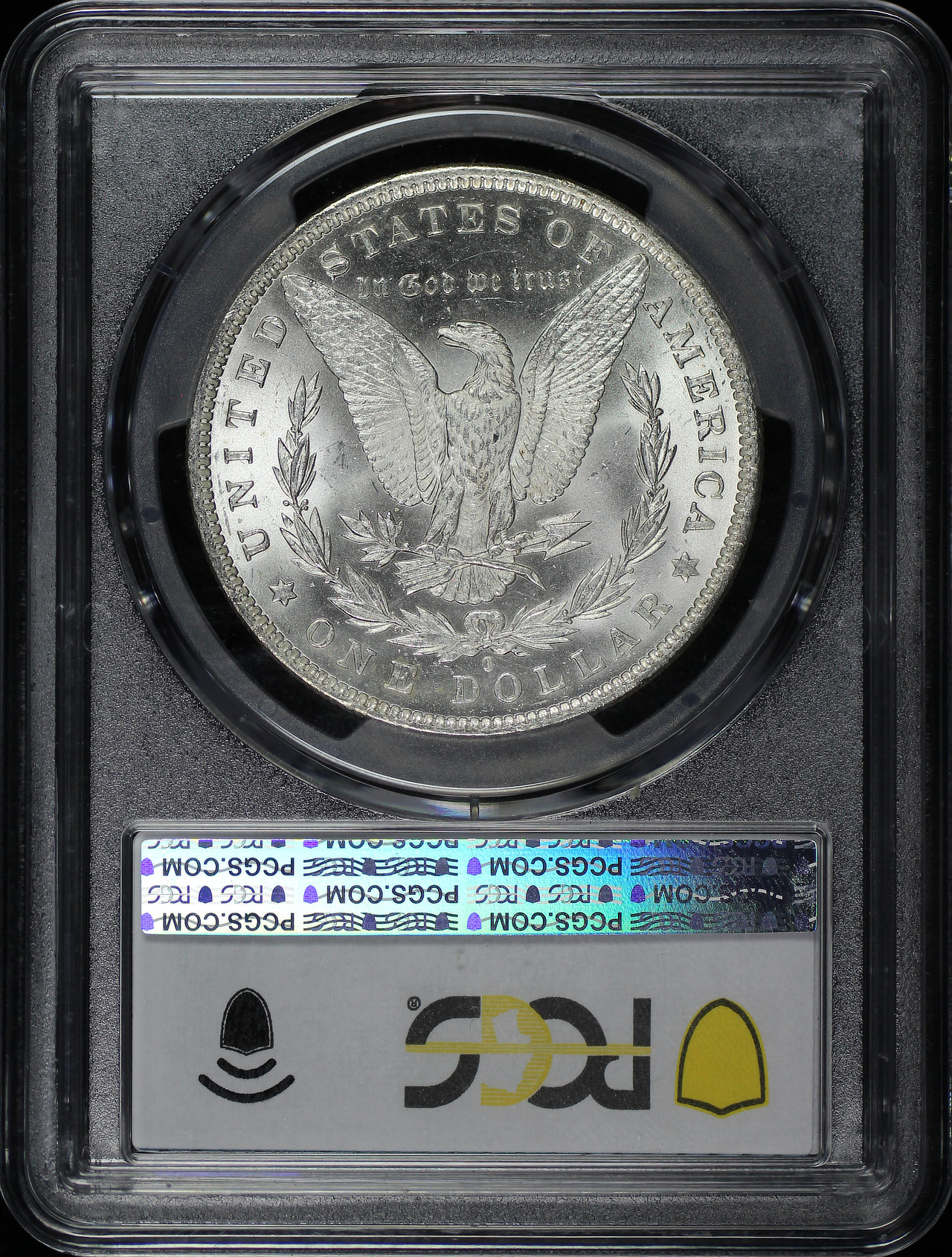 Reverse of this 1884-O Morgan Dollar PCGS MS-63