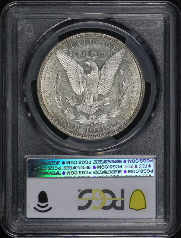 Reverse of this 1884-S Morgan Dollar PCGS AU-58