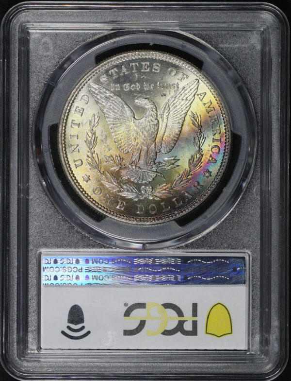 Reverse of this 1885 Morgan Dollar PCGS MS-64