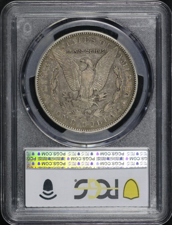 Reverse of this 1885-CC Morgan Dollar PCGS VF-30