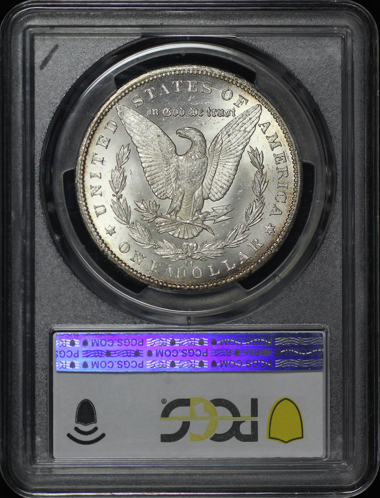 Reverse of this 1885-CC Morgan Dollar PCGS MS-62