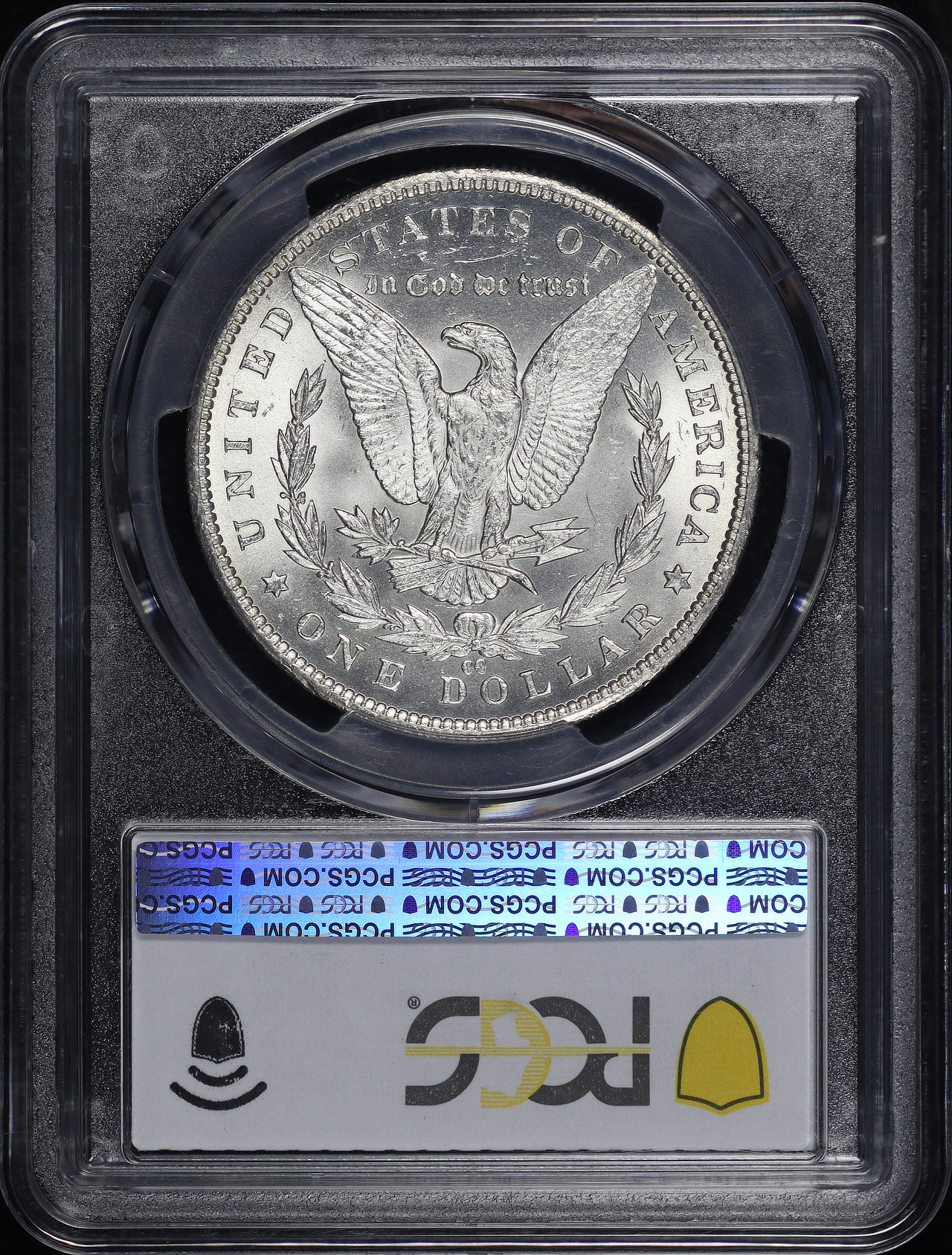 Reverse of this 1885-CC Morgan Dollar PCGS MS-62