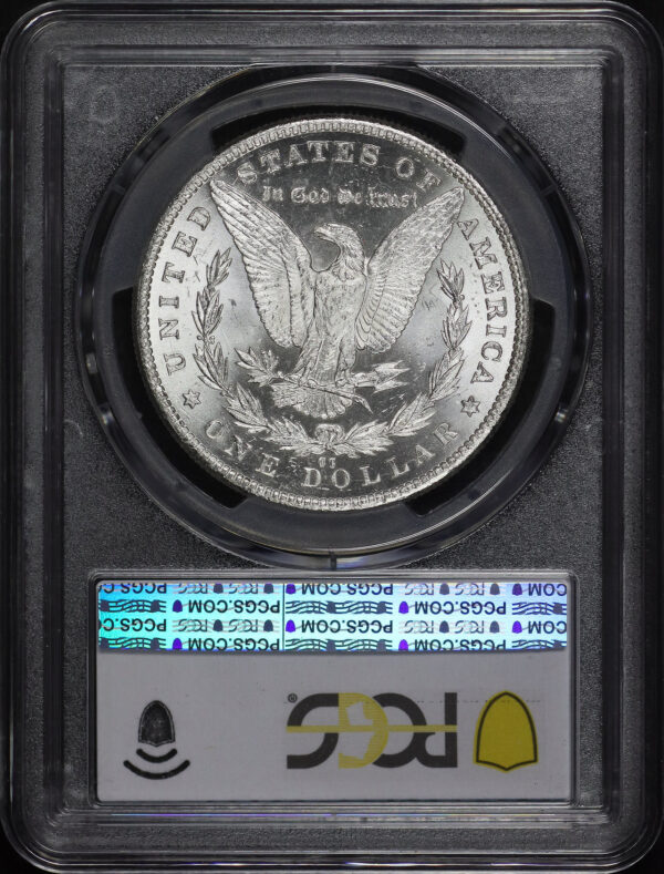 Reverse of this 1885-CC Morgan Dollar PCGS MS-62
