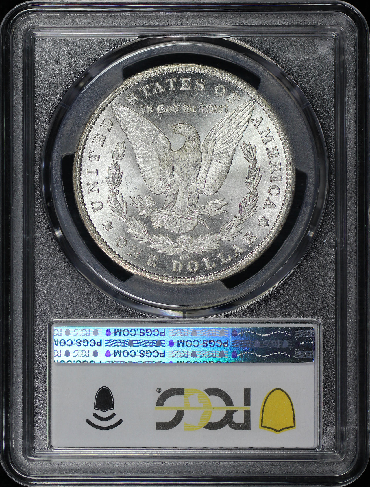 Reverse of this 1885-CC Morgan Dollar PCGS MS-62