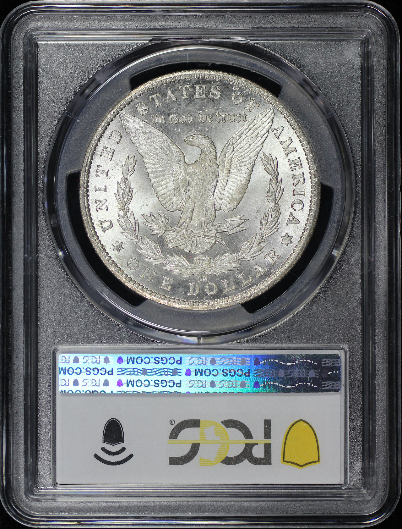 Reverse of this 1885-CC Morgan Dollar PCGS MS-62