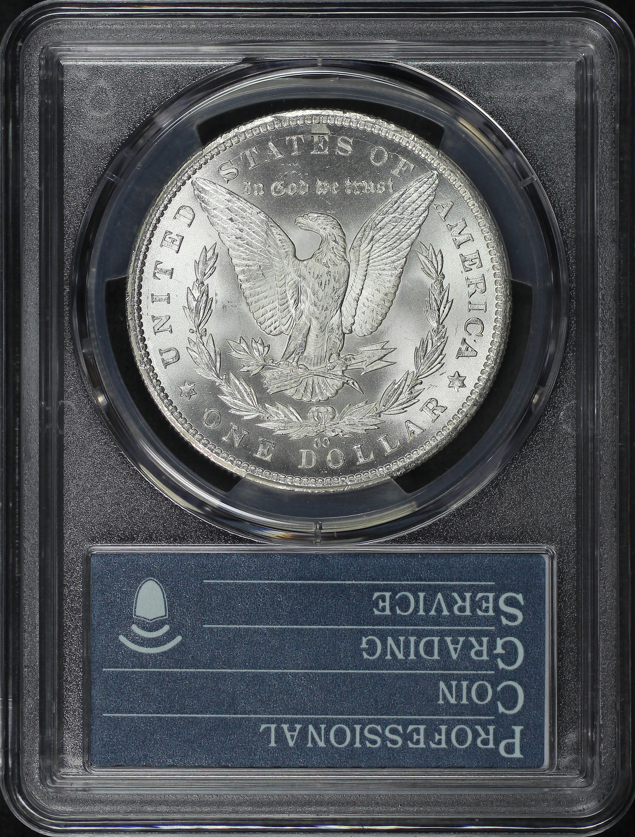 Reverse of this 1885-CC Morgan Dollar PCGS MS-62