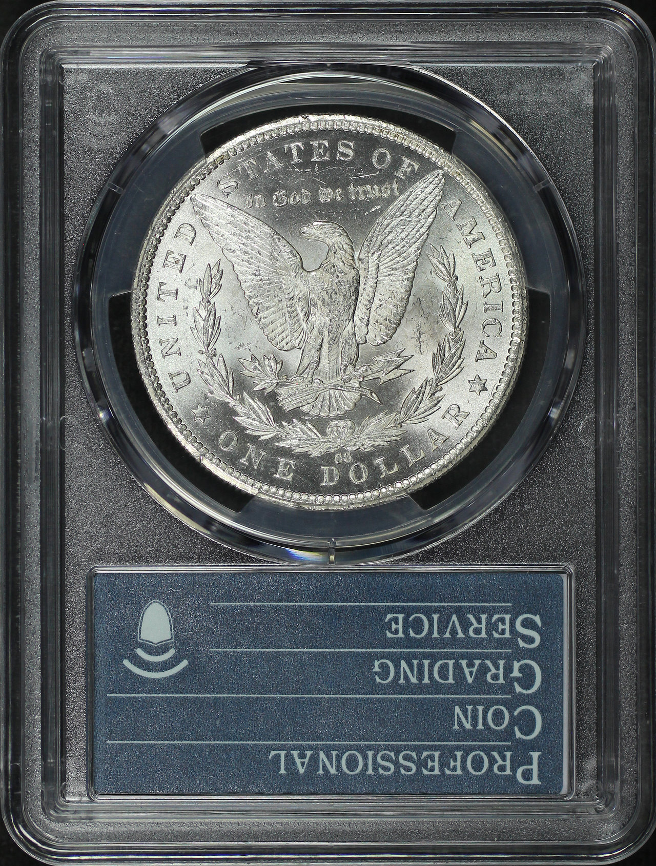Reverse of this 1885-CC Morgan Dollar PCGS MS-62