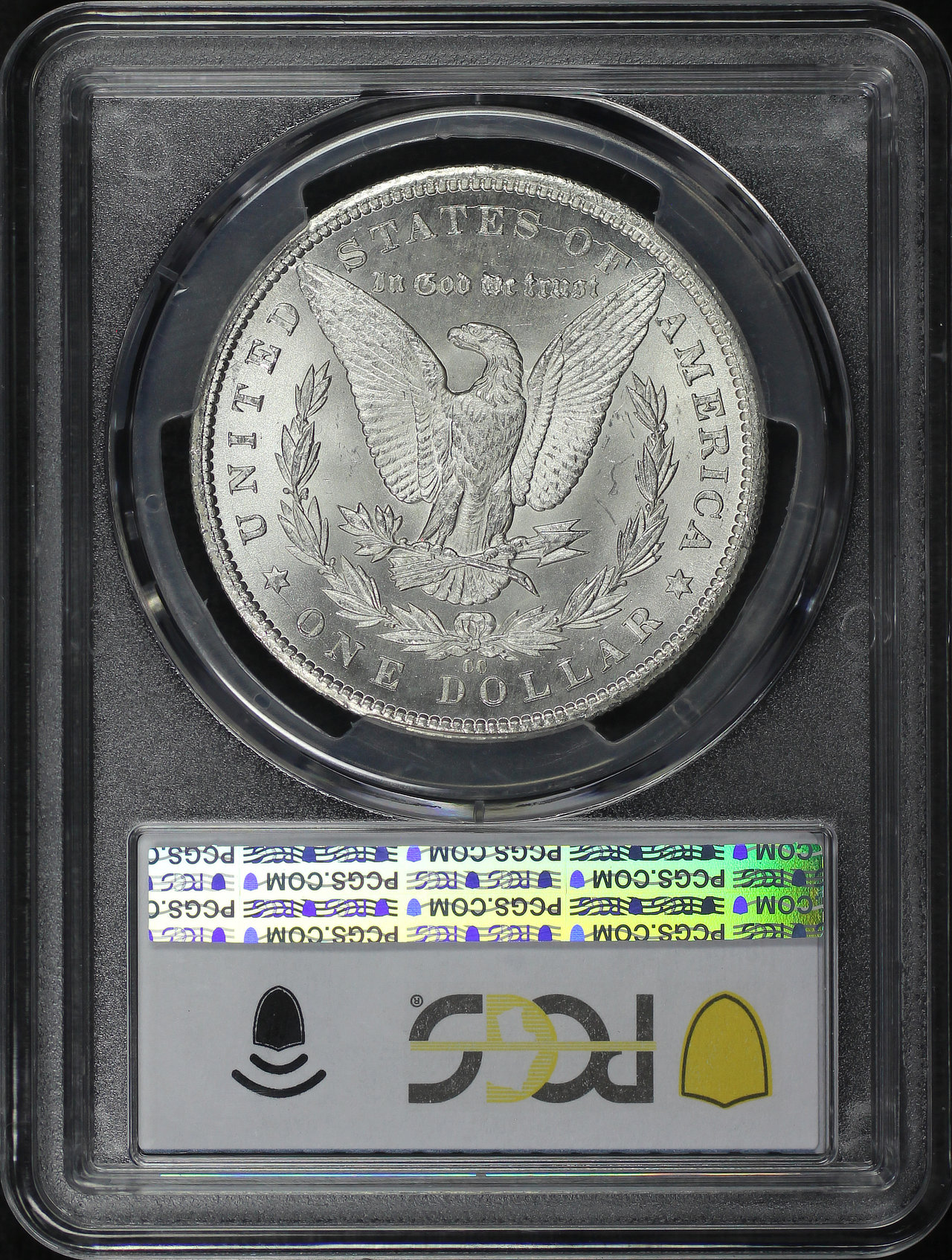 Reverse of this 1885-CC Morgan Dollar PCGS MS-62