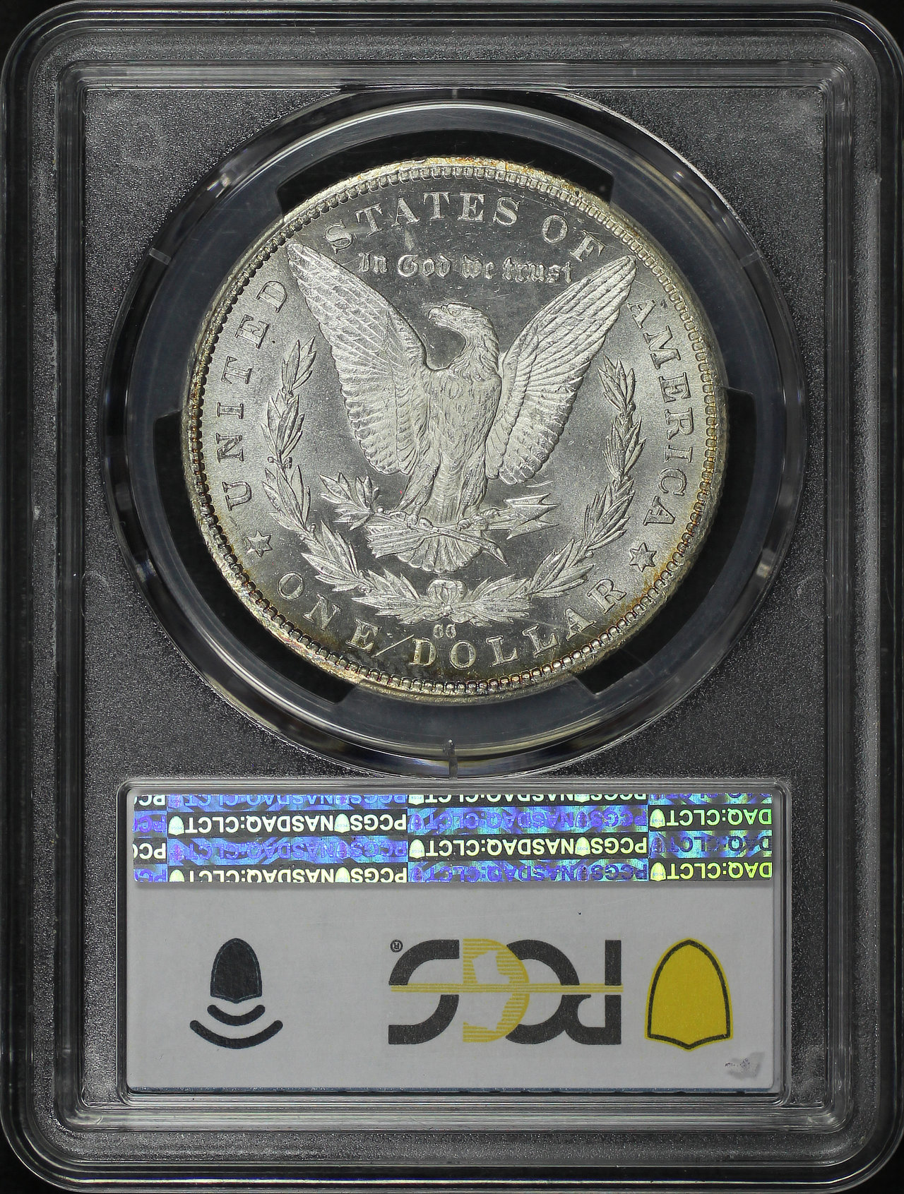 Reverse of this 1885-CC Morgan Dollar PCGS MS-63