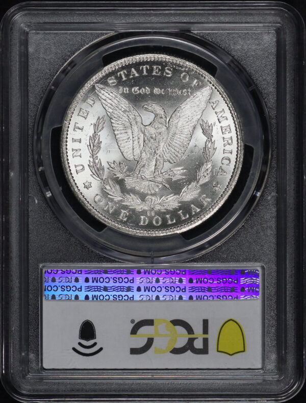 Reverse of this 1885-CC Morgan Dollar PCGS MS-64