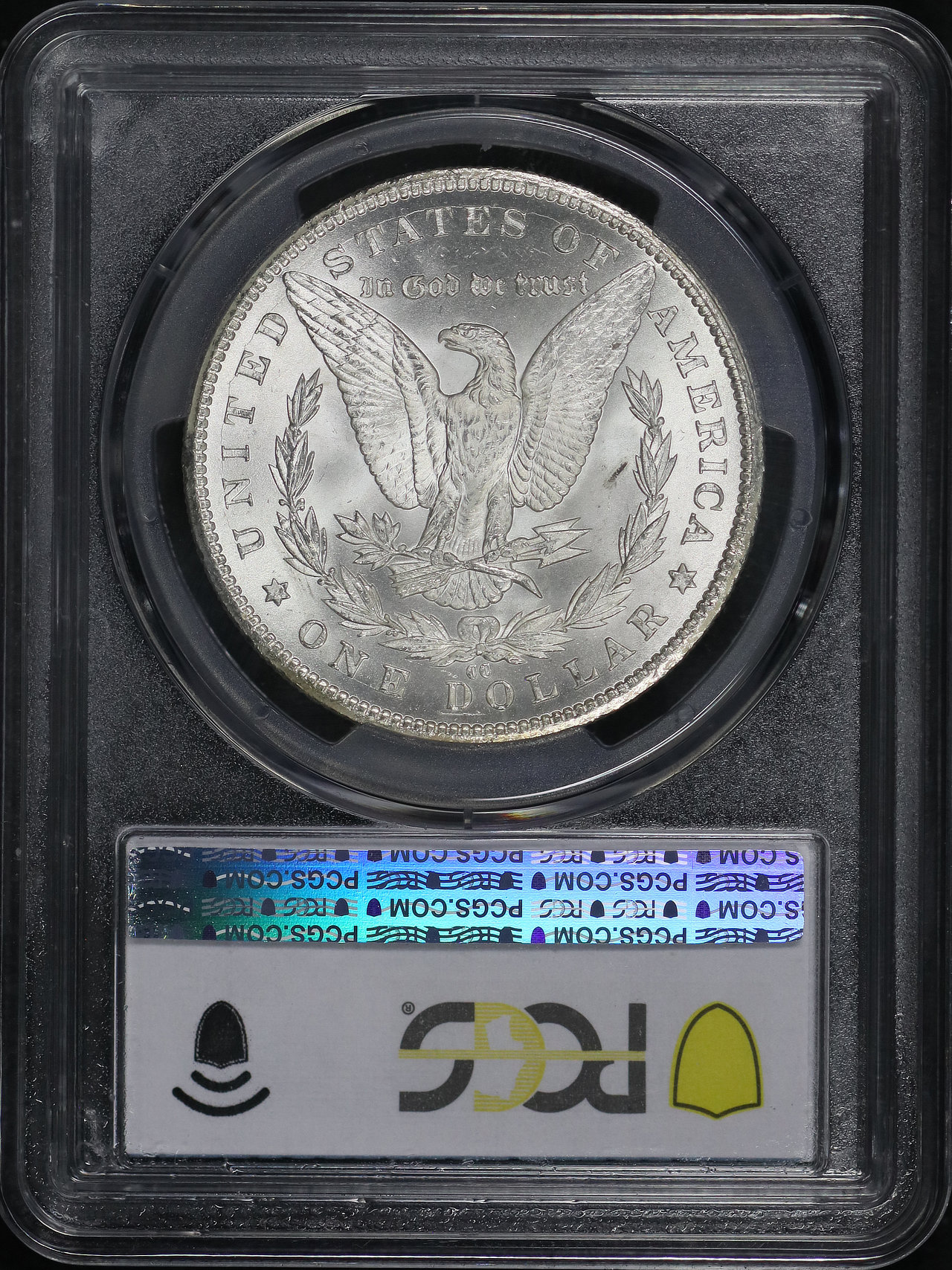 Reverse of this 1885-CC Morgan Dollar PCGS MS-65