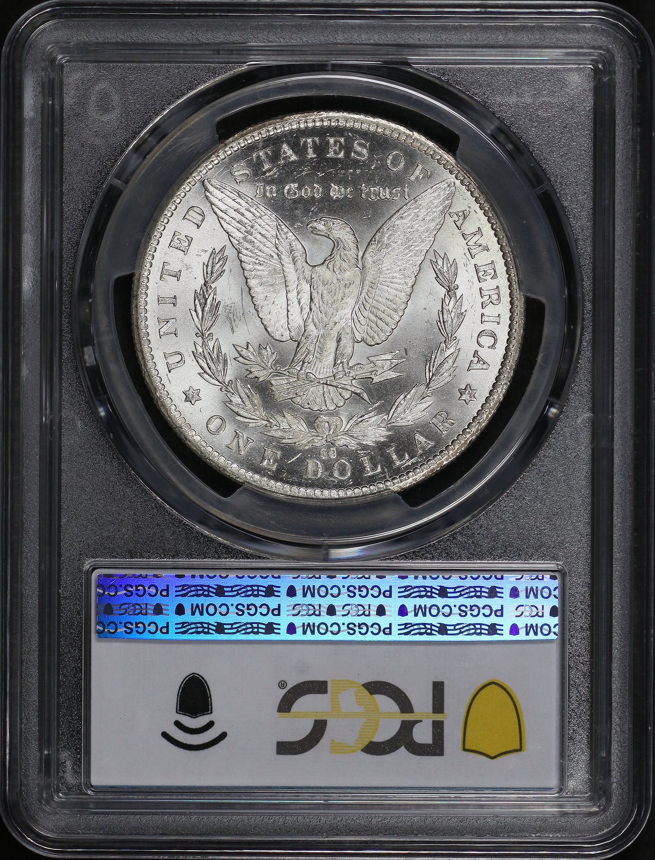 Reverse of this 1885-CC Morgan Dollar PCGS MS-65