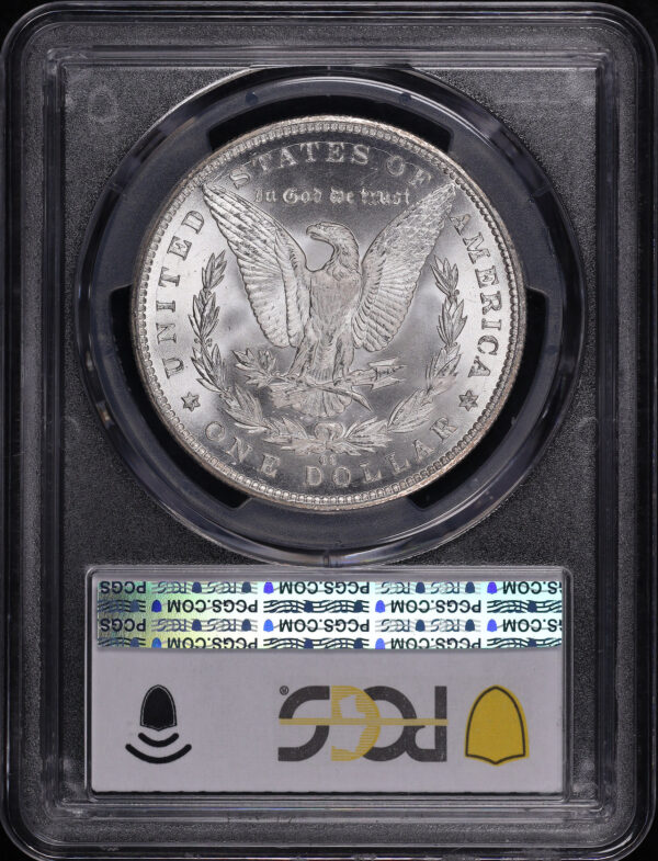 Reverse of this 1885-CC Morgan Dollar PCGS MS-67