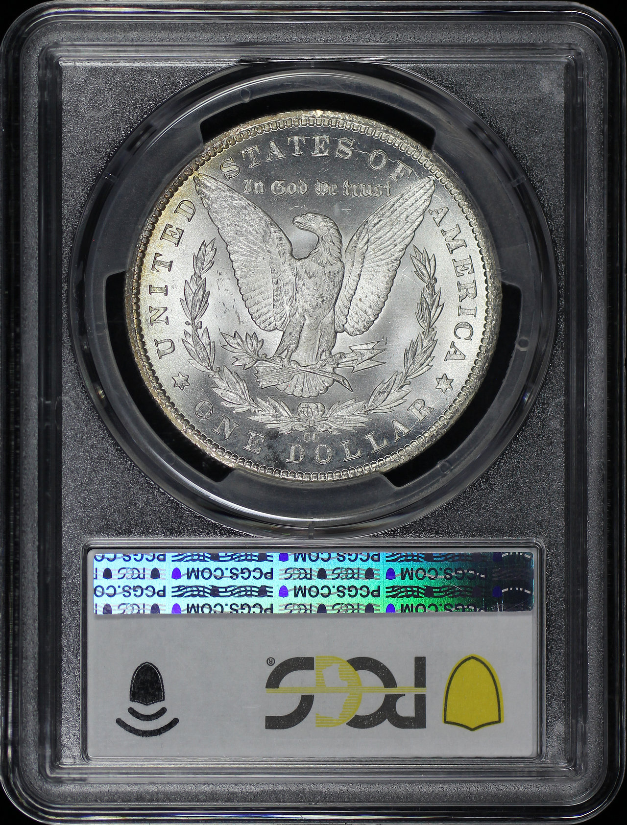 Reverse of this 1885-CC Morgan Dollar PCGS MS-63