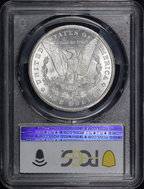 Reverse of this 1885-CC Morgan Dollar PCGS MS-63